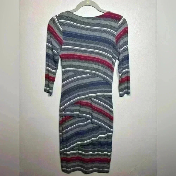 Anthropologie Straitional Bailey 44 Women's Column Dress 3/4 Sleeve Size… - Picture 4 of 6